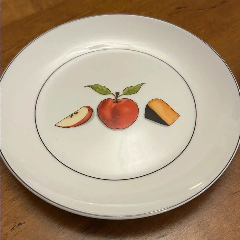 Nancy Green Appetizer Dessert Plates, set of 4